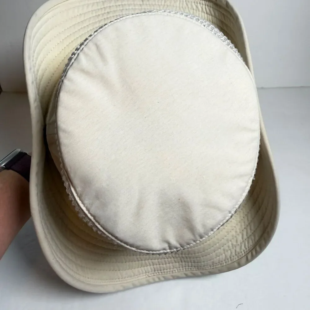 Vintage Tilley Endurables Airflo T4 Safari Hat Khaki Made Canada Size 7 1/4